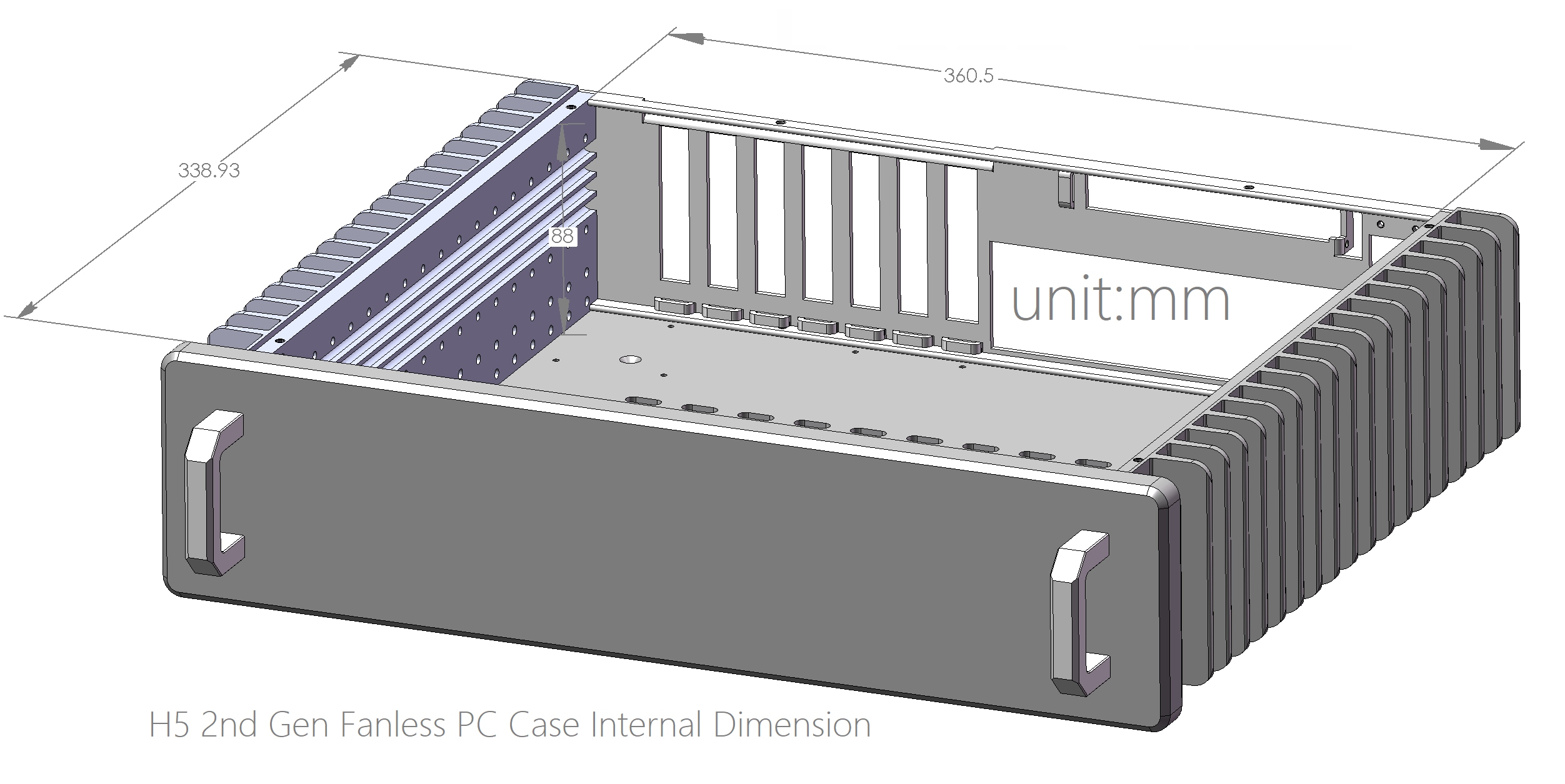 H5 Dimension Internal View